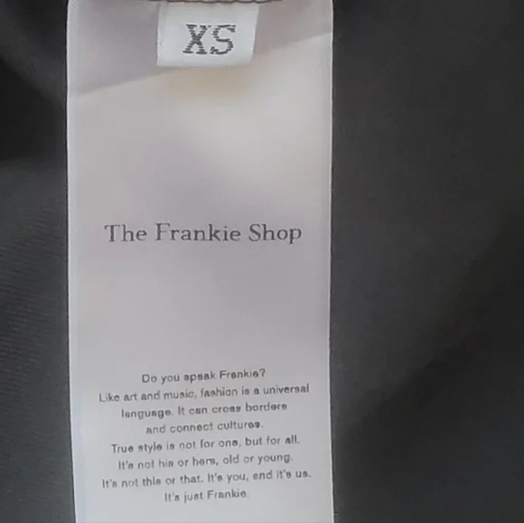 The Frankie Shop Charcoal Button-Up Blouse - Picture 7 of 10